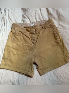 J. Crew Women's Khaki Chino Bermuda Shorts, size 10